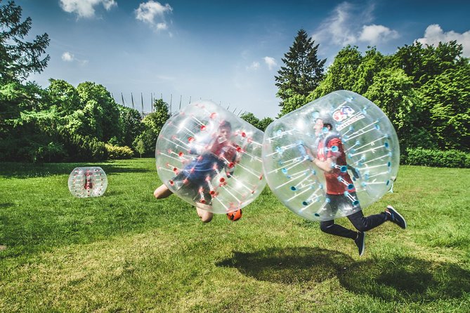 #1 Bubble Football games in Warsaw - What you get for the price: water, photos, and slow motion clips
