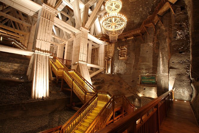 Auschwitz- Birkenau and Salt Mine in Wieliczka in one day with private transport - 64 meters underground: stairs, then a lift back up
