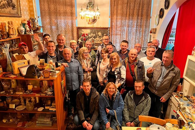 ''Cheers on wheels''- Vodka tasting tour by Retro Bus - Stop 1: Klubokawiarnia Jaś i Małgosia in Muranów
