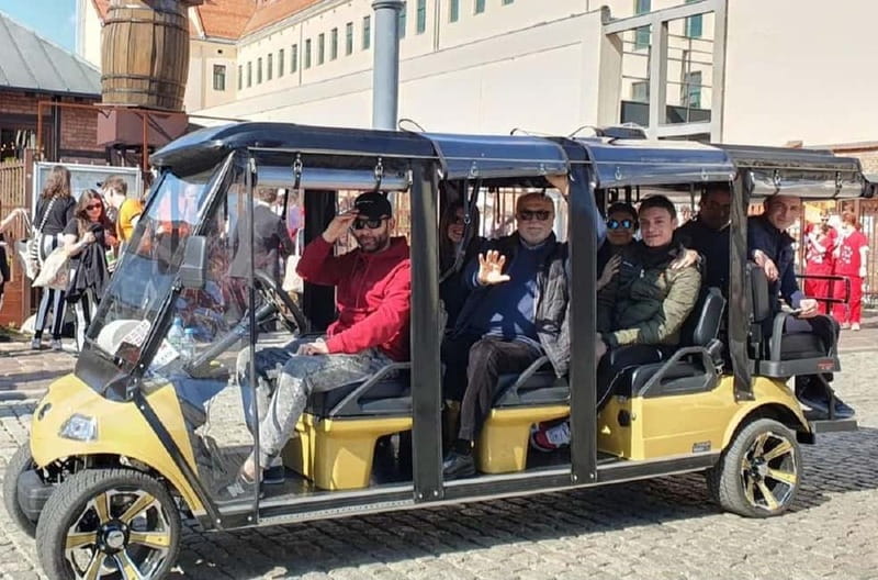 City Tour Cracow golf car plus Cruise on the Vistula River. - Kazimierz: synagogues and Plac Nowy to map Jewish Krakow