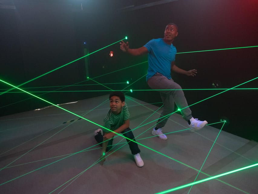 Cracow: 4 Mazes and Living Butterfly Museum Entry Ticket - Laser Maze: reflexes, control, and the cost of one bad step