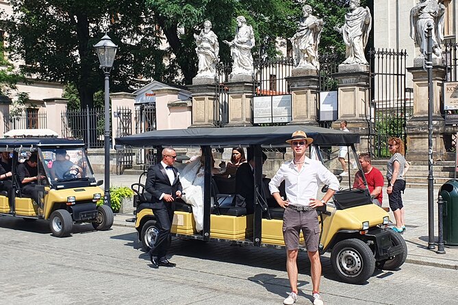 Cracow guided Full tour by Golf Cart-Family Discount - Kazimierz: The Former Jewish Quarter, Schindler’s List Locations, and Photo Stops