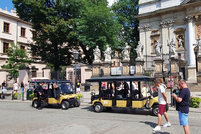 Cracow guided Full tour by Golf Cart-Family Discount - The Guide Experience: English Commentary and Smart Next-Day Tips