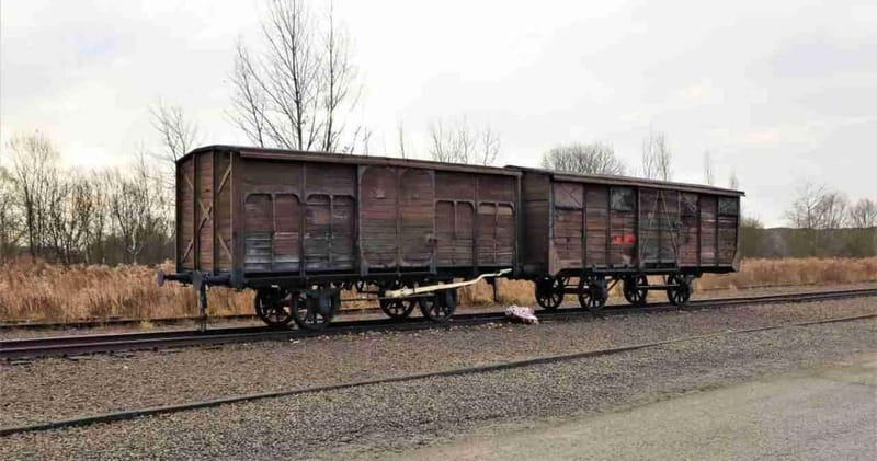 From Kracow: Auschwitz Complex Alternative Tour - The pre-war theater and Zyklon B storage, then the ramps that decided arrivals