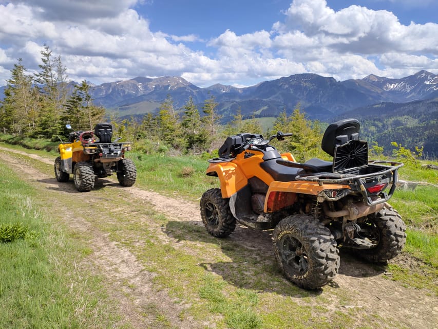 From Krakow: ATV/Snowmobile Ride, Shooting & Hot Springs - Quad biking the Tatra Mountains: Can-Am quads, waterproof gear, and a real safety briefing