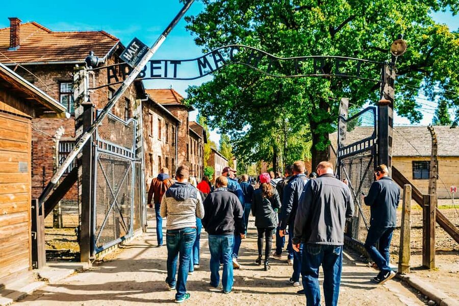 From Krakow: Auschwitz-Birkenau & Schindler's Factory Tour - The drive from Krakow, plus the documentary that sets the tone