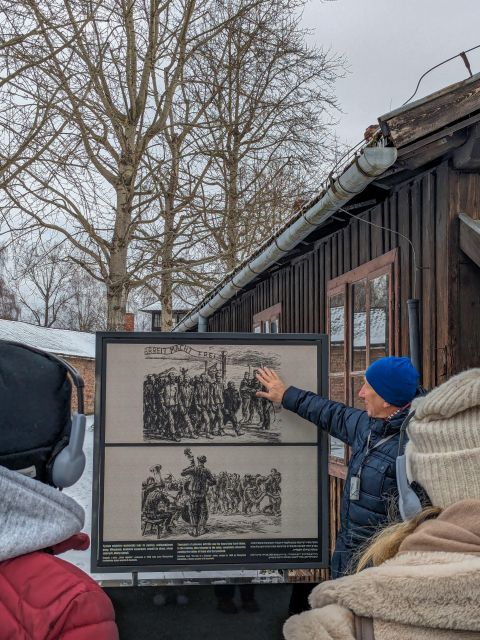 From Krakow: Auschwitz Birkenau Self-Guided Tour - First on-site stop at Judenrampe: using the guidebook to orient yourself