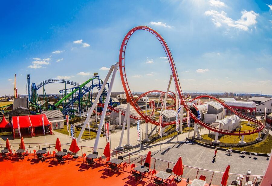 From Krakow: Energylandia Amusement Park Ticket & Transport - Ticket value at about $42: what is included, what costs extra