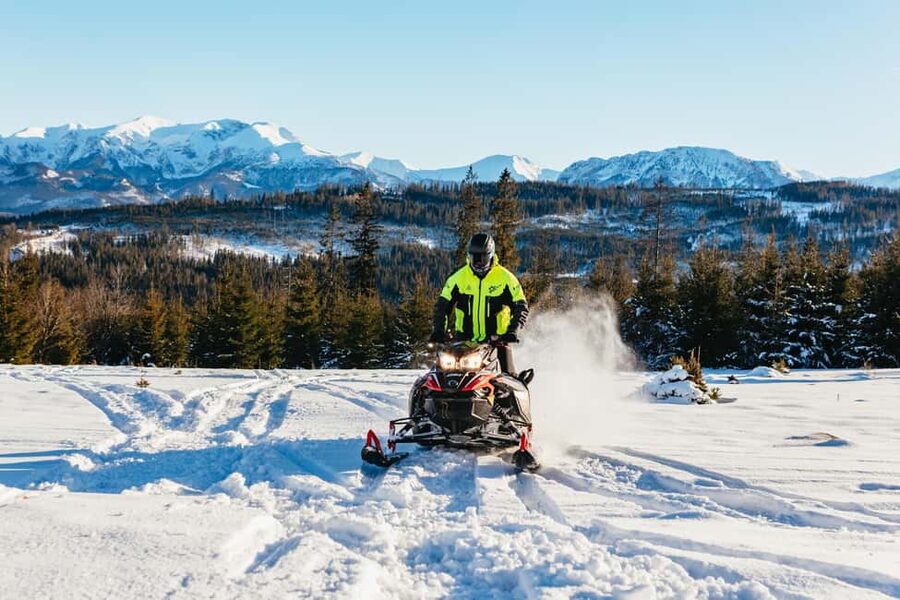 From Krakow: Snowmobile Adventure with Thermal Pools Visit - The snowmobile segment: safety first, then your speed dial goes up