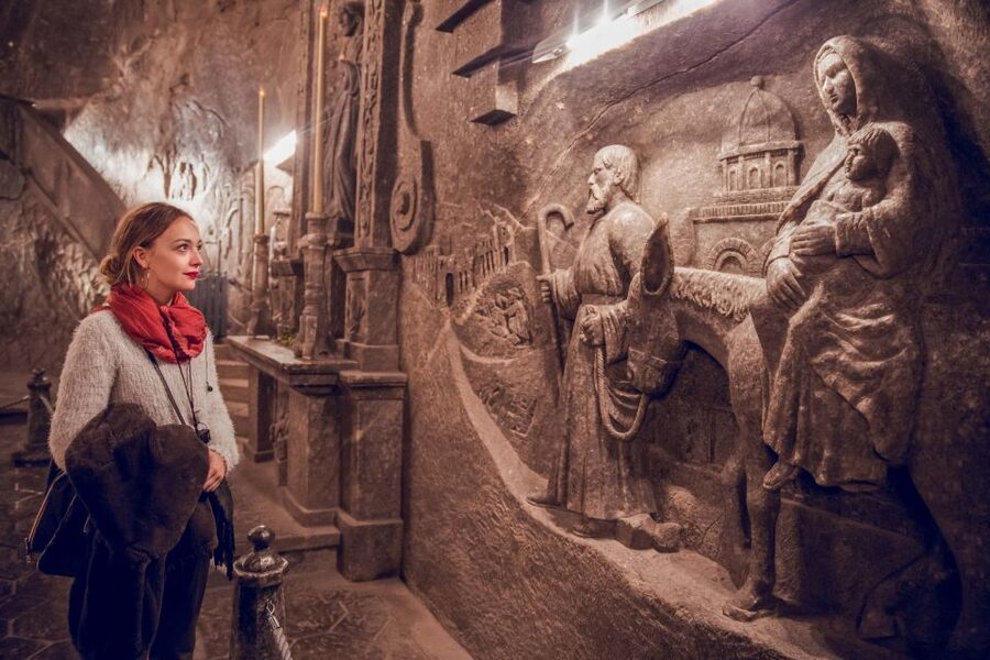 From Krakow: Wieliczka Salt Mine Tour - What to wear and bring for a 14 to 16 C underground visit