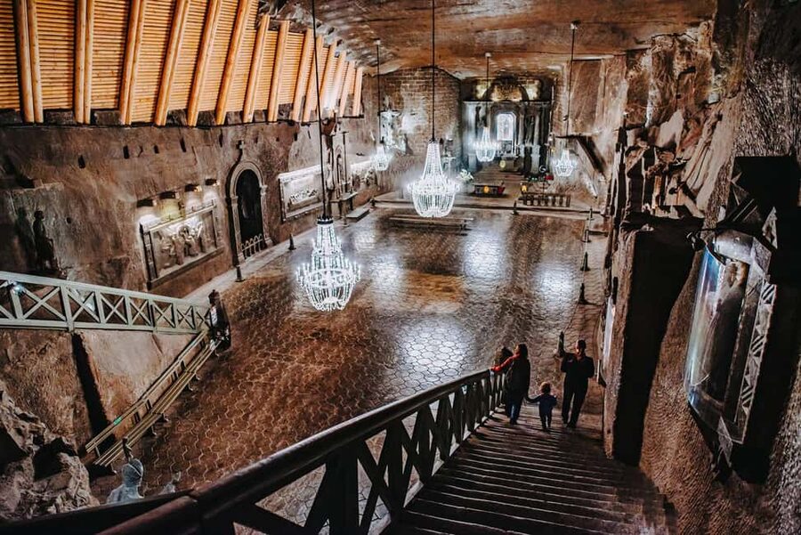 From Krakow: Wieliczka Salt Mine Tour & Hotel Pickup - The guided route: what it’s really like when you descend 64 to 327 meters