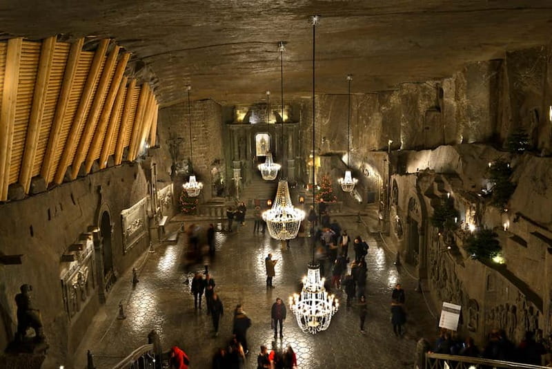 From Krakow: Wieliczka Salt Mine Tour & Hotel Pickup - Chambers, salt drifts, and underground art you can’t fake