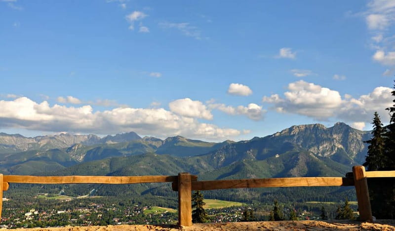 From Krakow: Zakopane and Thermal Pools Day Trip - Funicular up to Gubałówka for High Tatras views