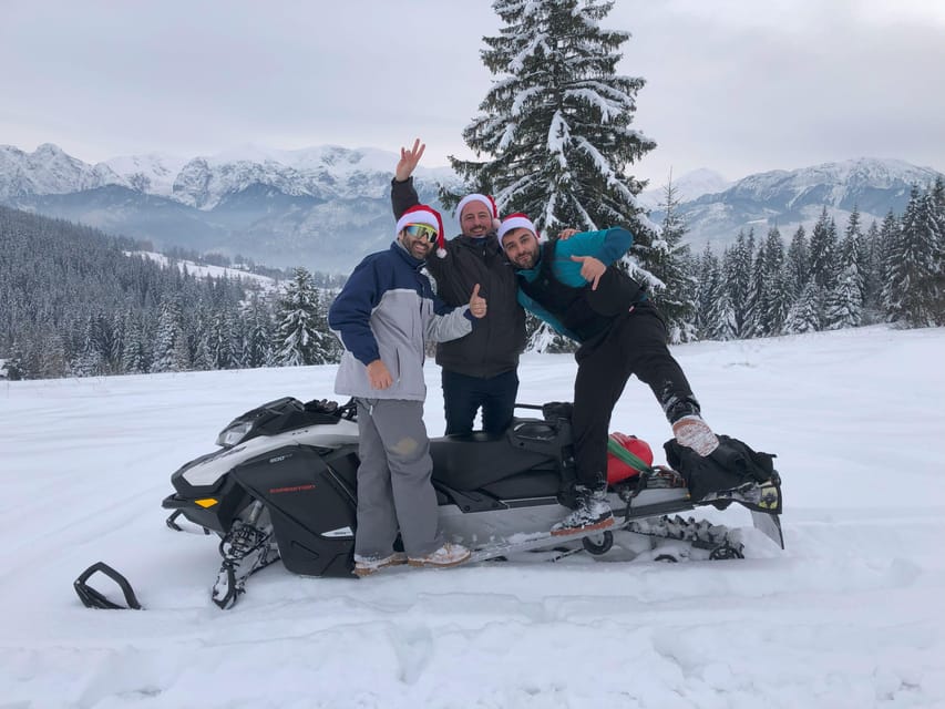 From Krakow: Zakopane Snowmobile NIGHT Ride, Bonfire, - Zakopane coffee stop and the mini-photo window that matters