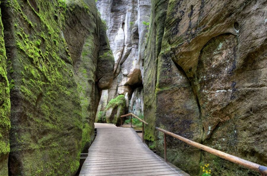 From Wroclaw: Hiking Trail in Rock City Adrspach - Waterfall, lake, and streams: the places your legs will thank you for