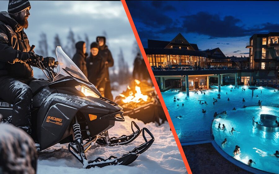 From Zakopane: Snowmobile Ride with Thermal Pools & Pickup - Entering the snowmobile or quad ride: trails, safety, and real Tatra scenery