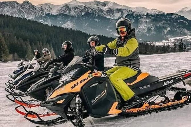 Full day Tour Zakopane Snowmobiles Thermal Baths from Krakow - Snowmobile Training Around the Tatras: No License Needed, Off-Road Ride Time