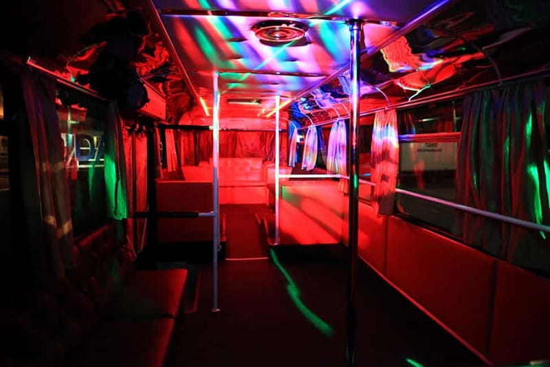 Gdańsk: 1-Hour Private Party Bus with Vodka Package - Space, comfort, and who the 18+ crowd is for