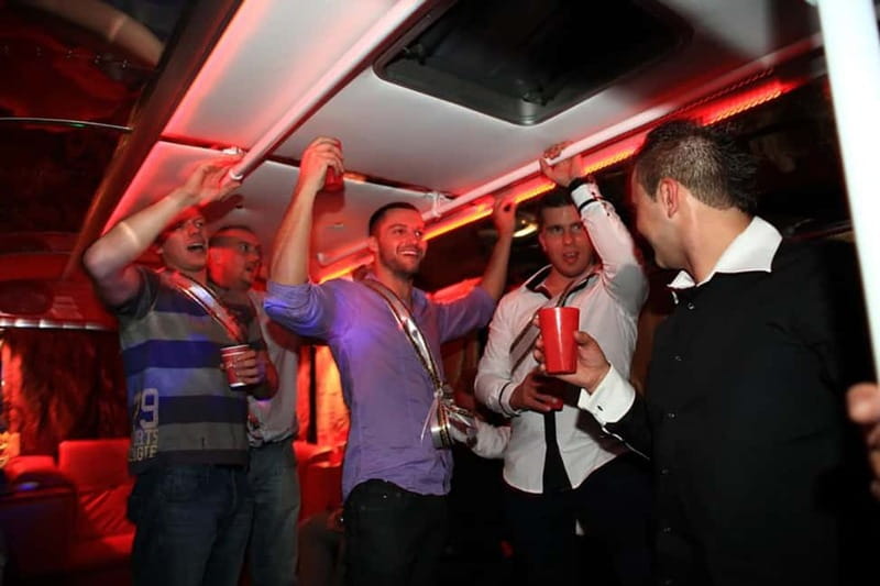 Gdańsk: 1-Hour Private Party Bus with Vodka Package - The vodka package and BYOB planning, so the party stays stocked