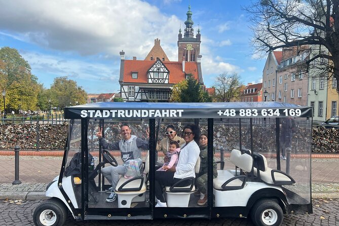Gdansk: 2H City Sightseeing Tour LIVE GUIDED by Buggy/Golf cart - Price and time: what $51.97 buys you