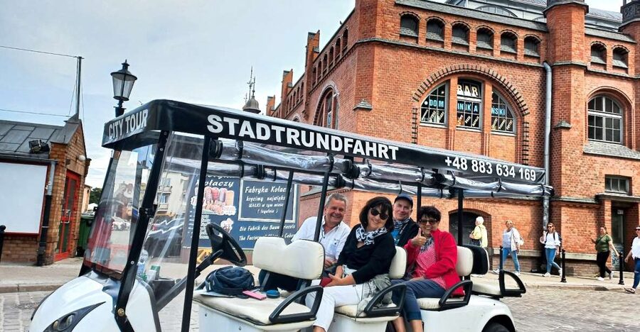 Gdansk: City Tour Live Guided by Golf Cart/Buggy Sightseeing - Long Market: the old-city spine you should understand first