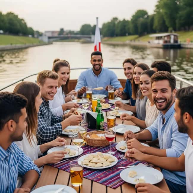 Gdańsk: Motława River Cruise with Pierogi Tasting - From Shipyard Grounds to the Center: How the 70 Minutes Play Out