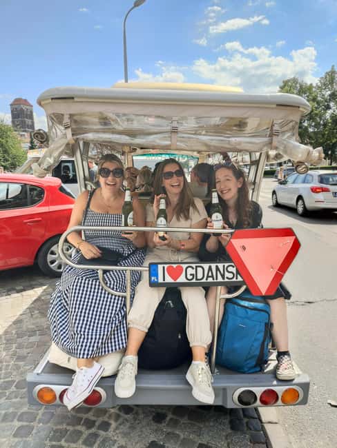 Gdansk: NO LIMIT BEER City Tour by Golf Cart Private/Shared - First Ride: Heated Electric Comfort Plus Fast Old Town Coverage