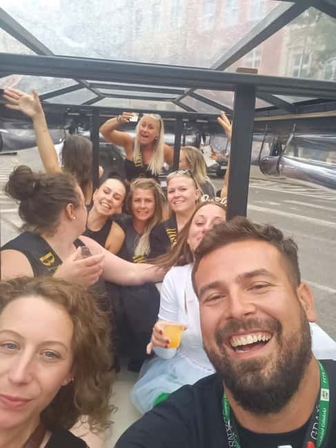 Gdansk: PartyBus in BuggyBus & Alcohol Included & Top Fun - Private Group Energy for Hen Dos and Birthdays