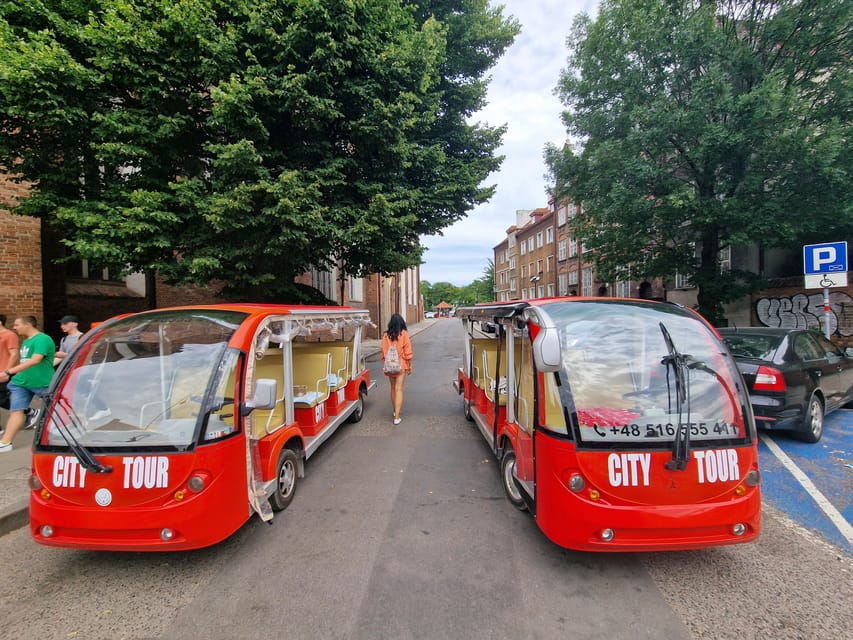 Gdansk: Shared or Private City Tour Sightseeing by Golf Cart - Market and armor stops that feel very Gdańsk