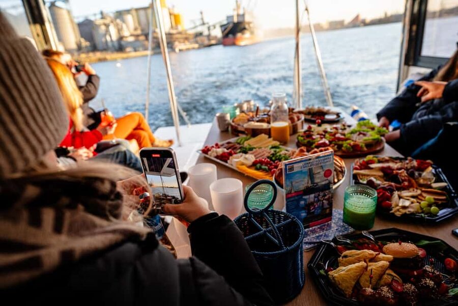 Gdansk/Sopot: Breakfast Cruise on a Catamaran - What views you’ll actually see: river vs. coast, and the port reality