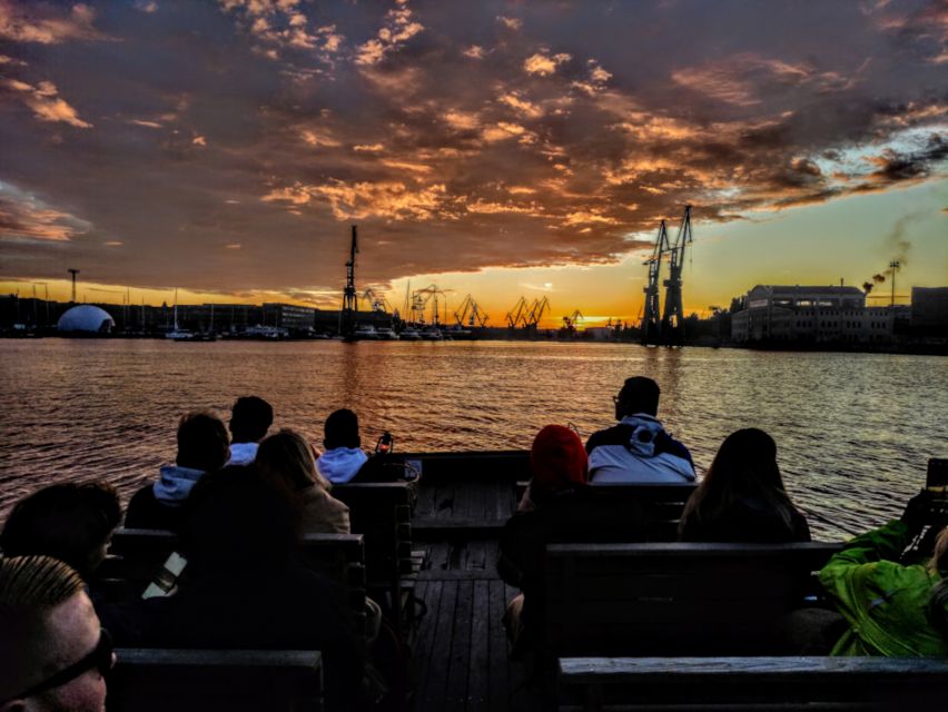 Gdańsk: Sunset Cruise on a Historic Polish Boat - Teutonic castle remains and the architecture you can sense but cannot fully reach