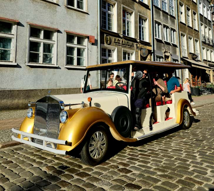 Gdansk:UNLIMITED beer incl. City Tour By Golf Cart - Where the Ride Starts: The Old Town “Welcome Pack”