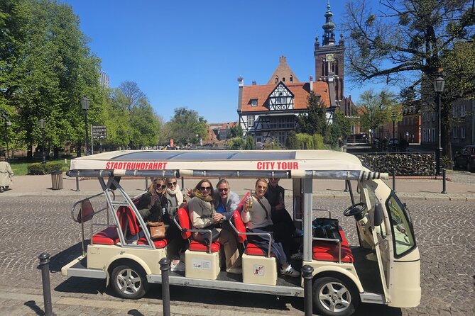 Gdansk Unlimited Beer Tour by GolfBuggy & Highlights & LiveGuided - Old Town time, plus Bridge of Love for instant wow