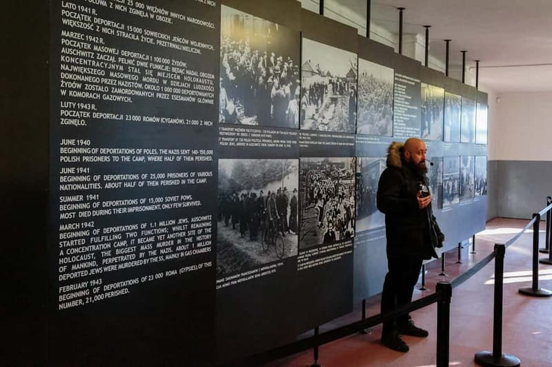 Krakow: Auschwitz-Birkenau Entry Ticket and Transfer - Auschwitz I: walking through Arbeit Macht Frei with context