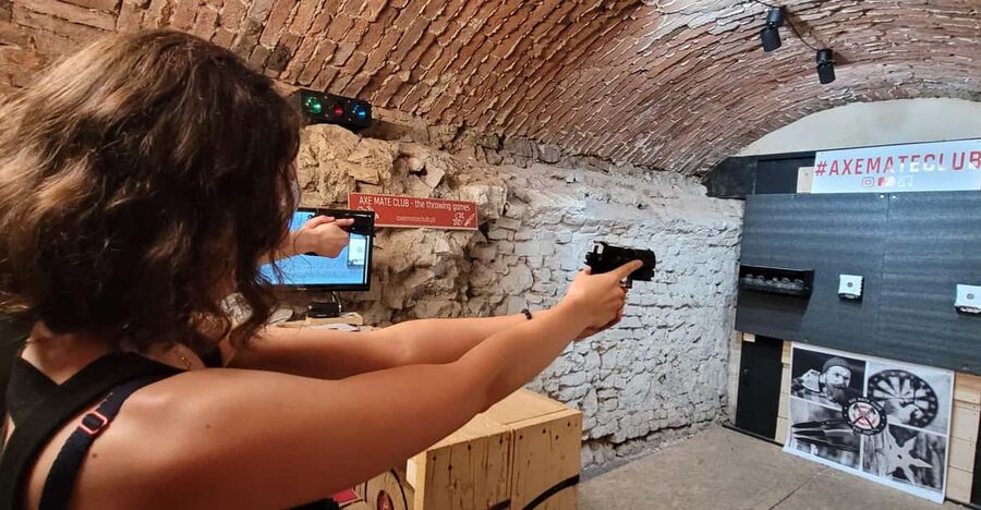 Krakow: Axe Mate Club Shooting Range Entry Ticket - Entering Axe Mate Club in Kazimierz, and why the location matters