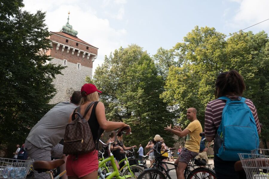 Krakow: Bike Tour of Old Town, Jewish Quarter and the Ghetto - Ghetto Heroes Square and Oskar Schindler’s Factory: why this stops list is the point
