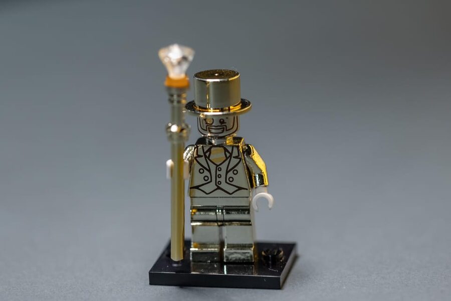 Krakow: Bricks & Figs Museum Entry Ticket - The gold prototype figurine: why rarity changes the mood