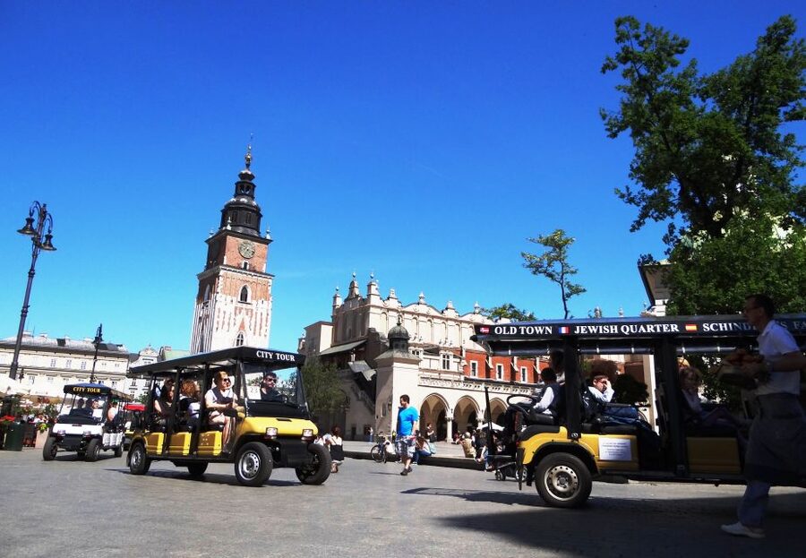Krakow: City Tour by Electric Golf Cart - Old Town from the electric cart: Royal Route vibes with less fatigue