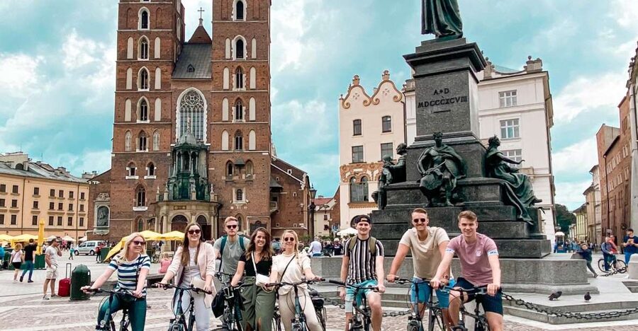 Krakow: Complete Bike tour with all the highlights - Old Town Highlights Around Rynek Główny