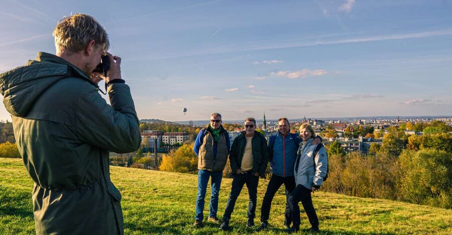 Krakow: Hidden Bike Tour - The park with statues: where stories feel public and personal