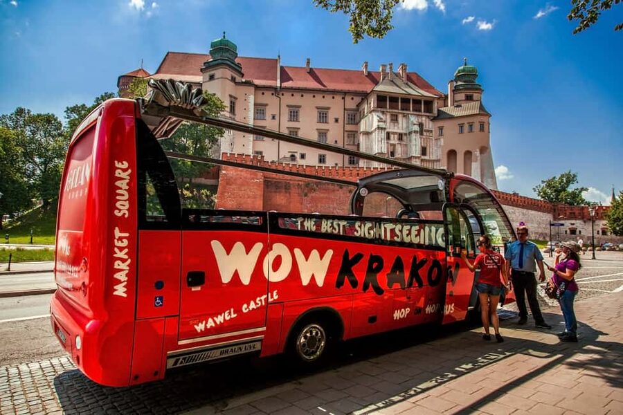 Krakow: Hop-On Hop-Off Bus Tour with Audio Guide - Where the loop starts and how to not miss the bus