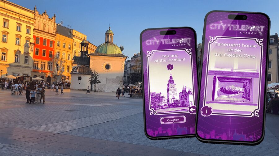 Kraków: Interactive City Tour Game - The Old Town highlights: Main Market Square, Barbican, and Collegium Maius