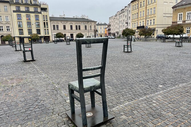 Krakow Jewish Ghetto and Quarter Audio Guided Walking Tour - Memorial details, the pharmacy story, and why the murals belong here