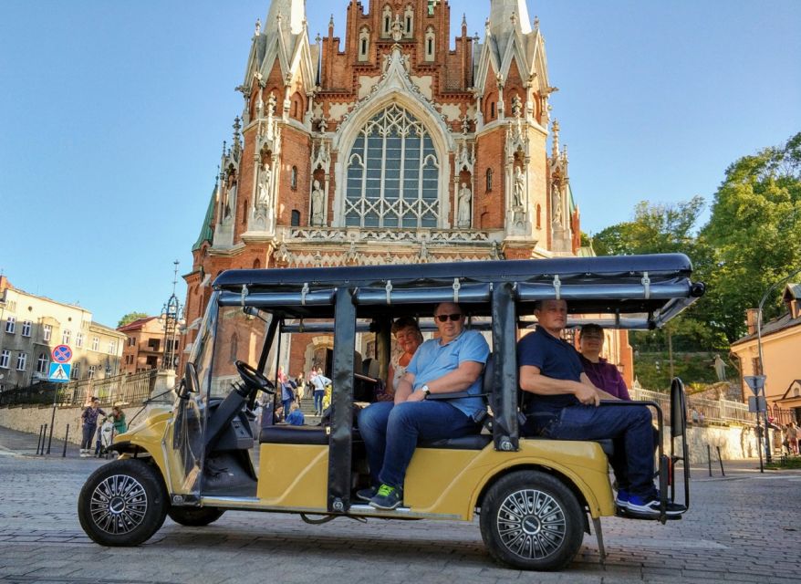 Krakow: Jewish Quarter and Ghetto Electric Golf Cart Tour - Kazimierz streets, big-picture orientation, and your first monument stops