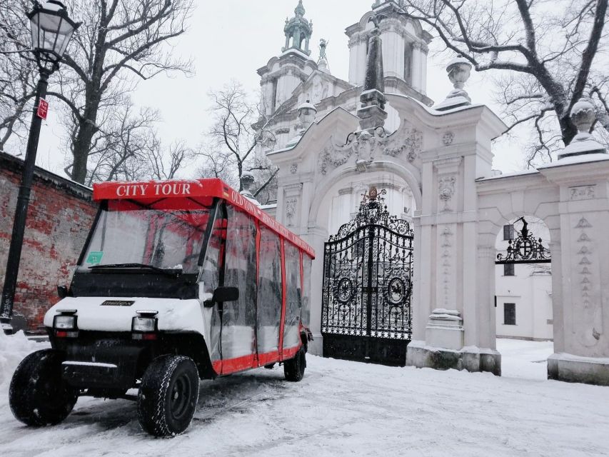 Krakow: Jewish Quarter and Schindler Factory by Golf Car - Golf Car Comfort: Heated Rides and Practical Time Use