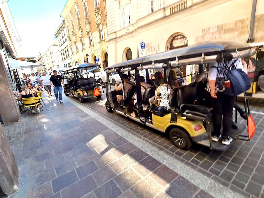 Krakow: Private Panoramic Tour by Golf Cart with Audio Guide - 90 minutes of Krakow, by heated golf cart
