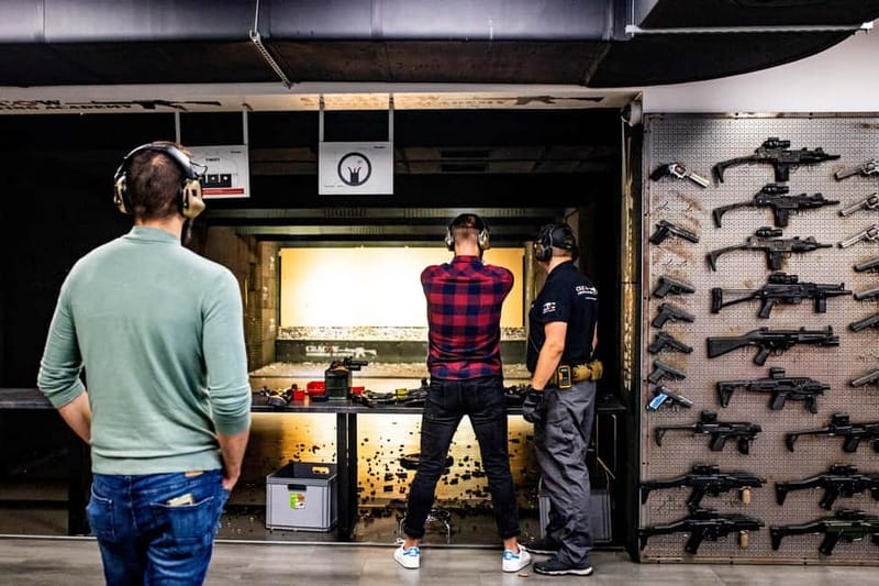 Krakow: Shooting Range with AK-47 Experience & Hotel Pickup - Your weapons lineup: AK-47, Glock, Uzi, and shotgun packages
