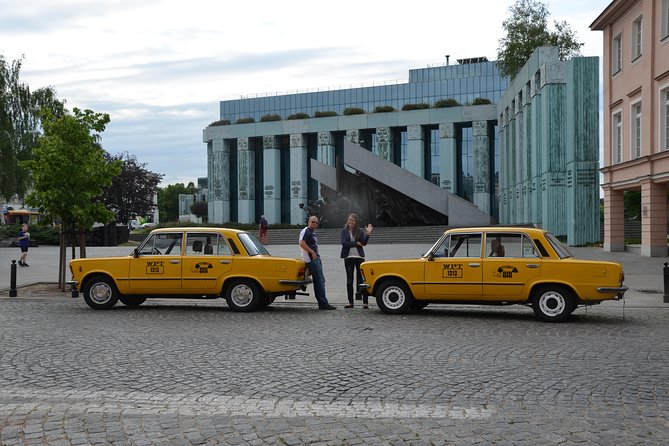 Private Historical Tour of Warsaw by a Retro Fiat with Pickup - Old Town UNESCO, WWII survivals, and the Royal Castle approach