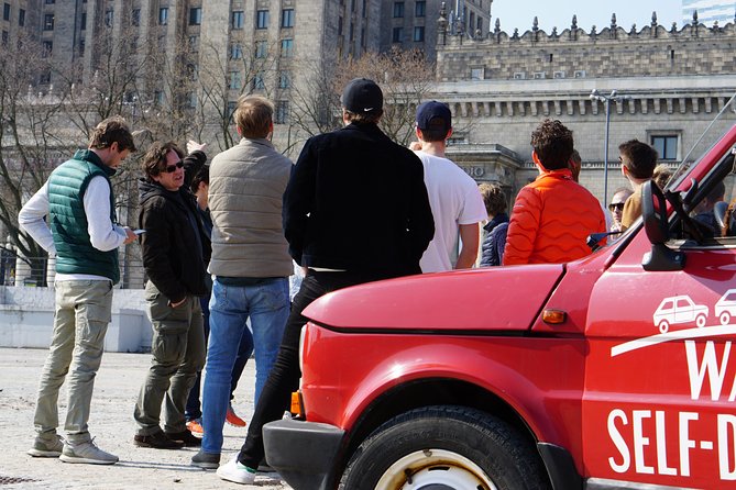 Retro Fiat Self-Drive Tour in Warsaw - Rynek Starego Miasta: the old Warsaw heart