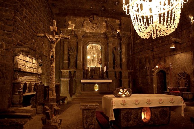 SALT MINE Wieliczka guided tour with Hotel Pickup - The underground route: stairs, cathedral vibes, and the elevator finish